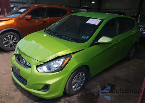 2013 Hyundai Accent Gs from USA, damaged, VIN KMHCT5AE7DU126913